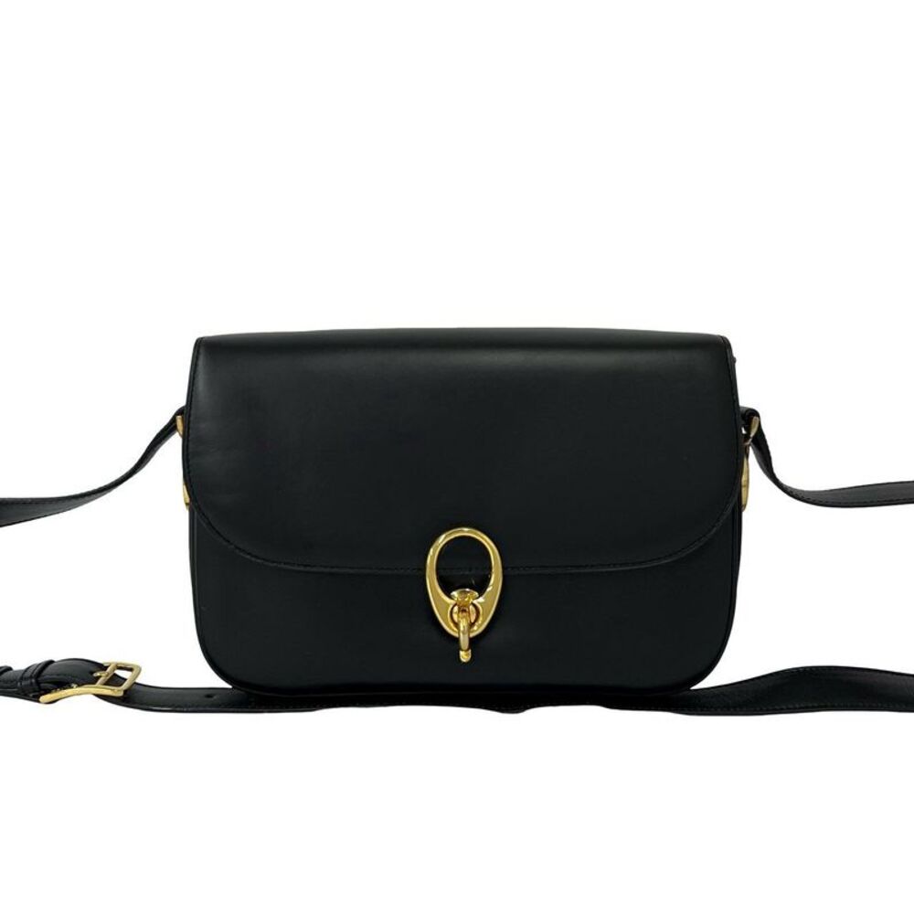 CELINE Calf Leather Shoulder Bag